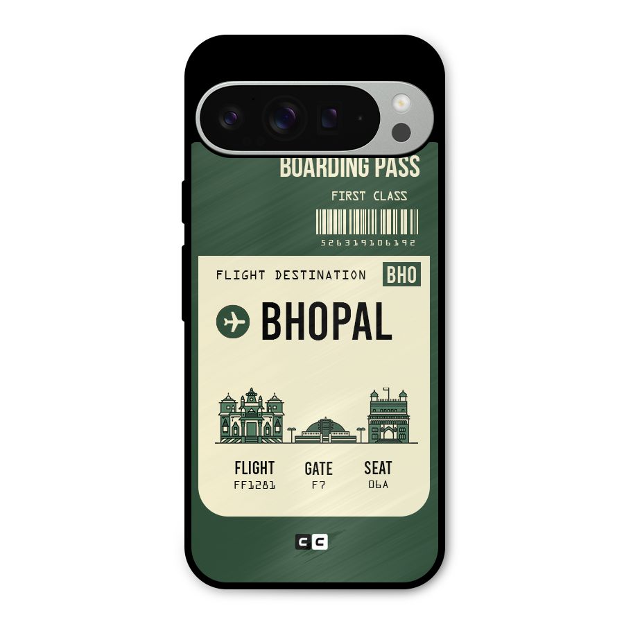 Bhopal Boarding Pass Metal Back Case for Google Pixel 9 Pro XL