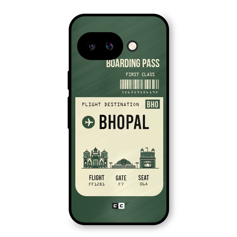 Bhopal Boarding Pass Metal Back Case for Google Pixel 9a