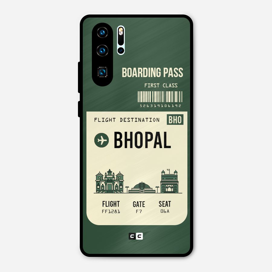 Bhopal Boarding Pass Metal Back Case for Huawei P30 Pro