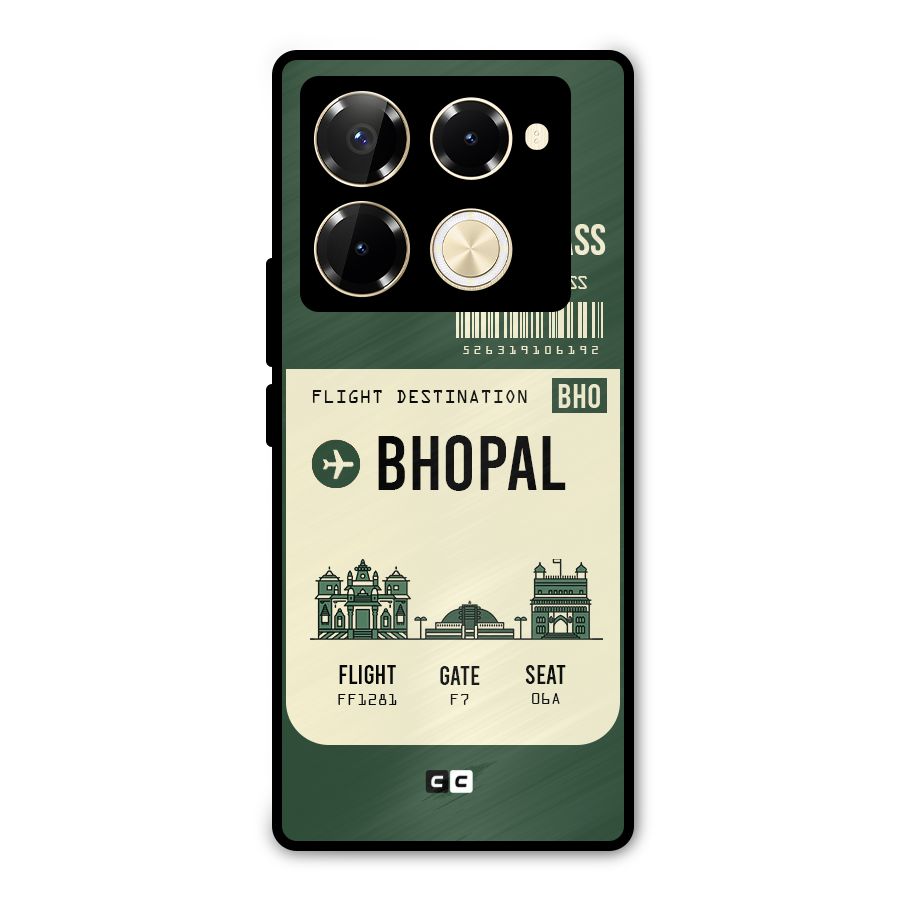 Bhopal Boarding Pass Metal Back Case for Infinix Note 40 Pro