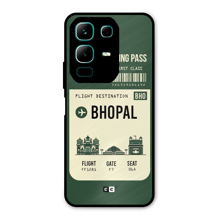 Bhopal Boarding Pass Metal Back Case for Infinix Note 50x