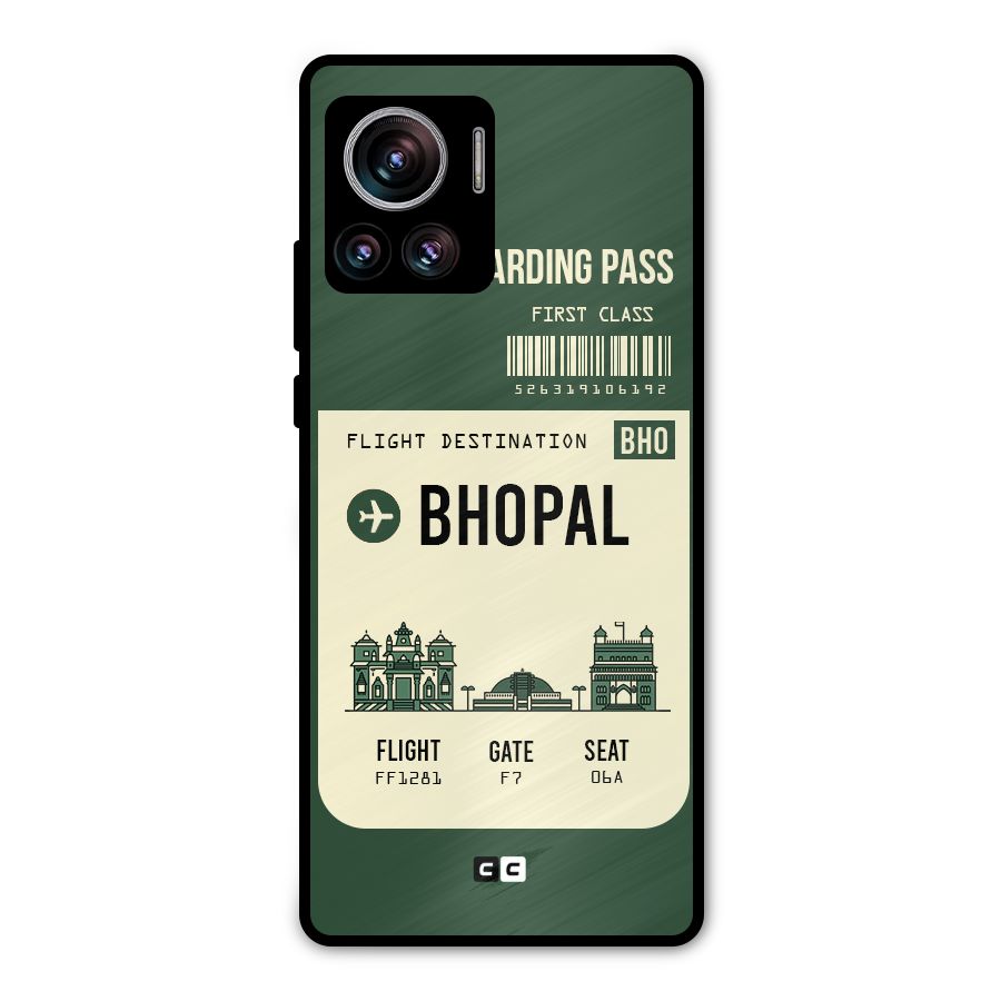 Bhopal Boarding Pass Metal Back Case for Motorola Edge 30 Ultra