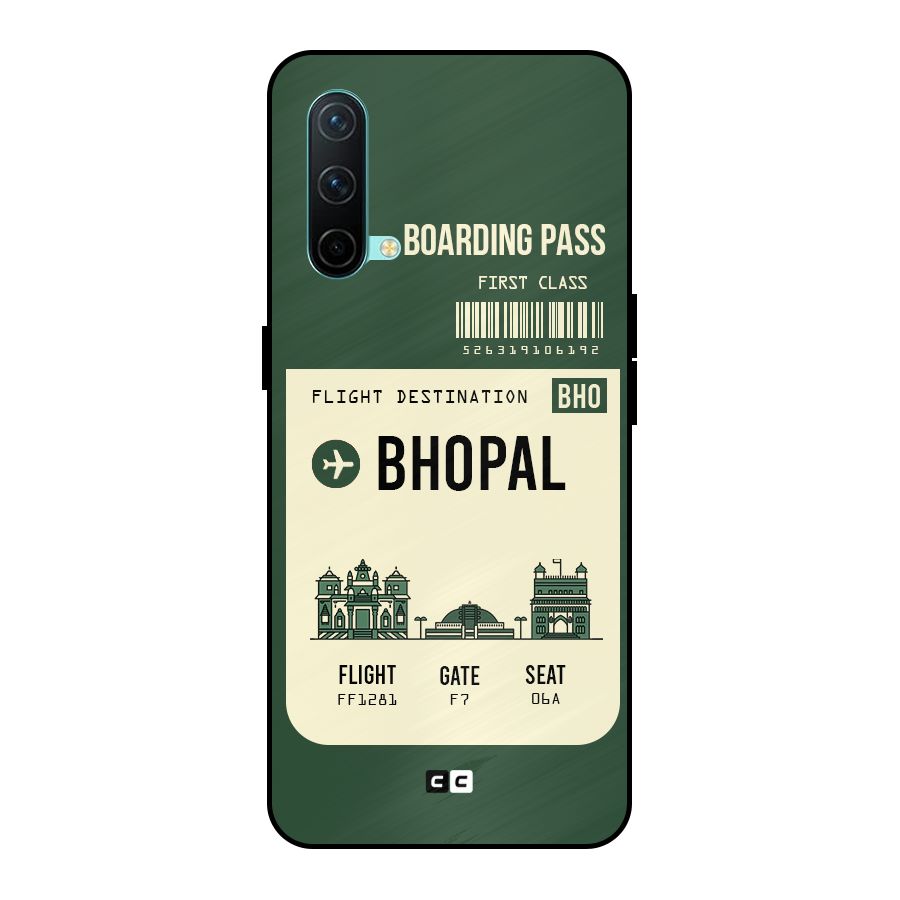 Bhopal Boarding Pass Metal Back Case for OnePlus Nord CE 5G