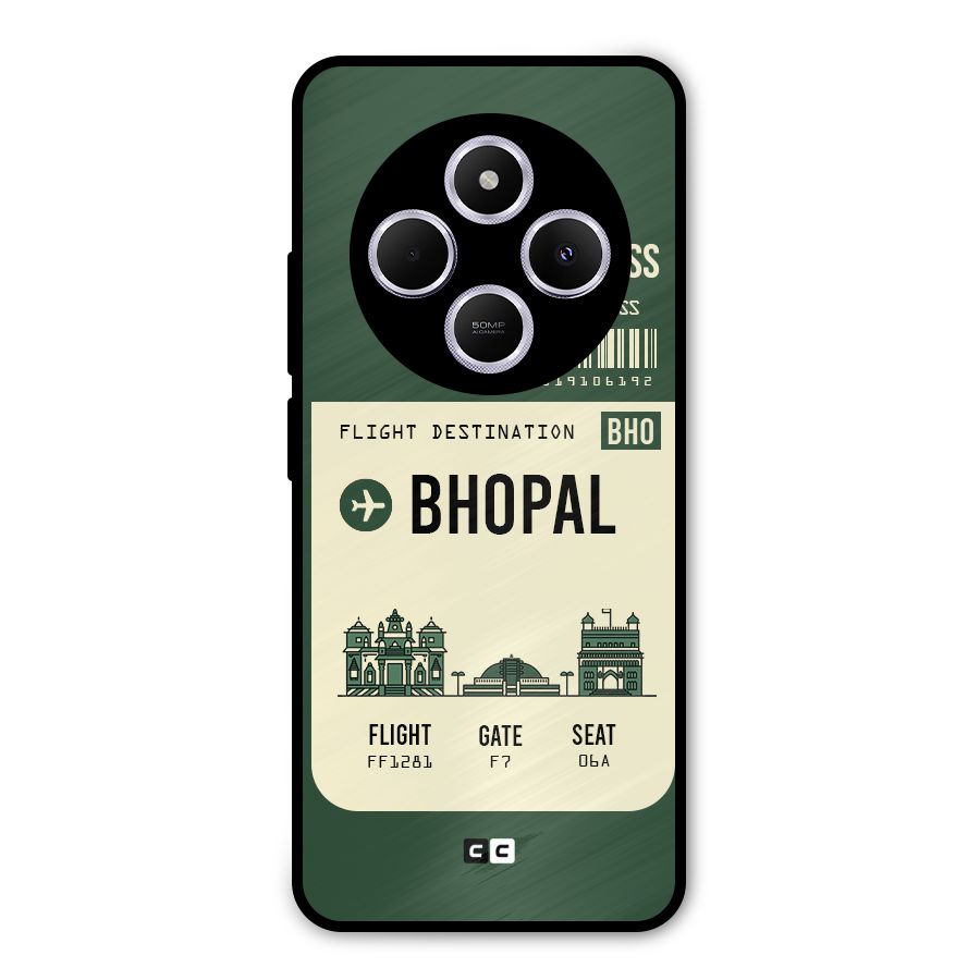 Bhopal Boarding Pass Metal Back Case for Poco C75 5G