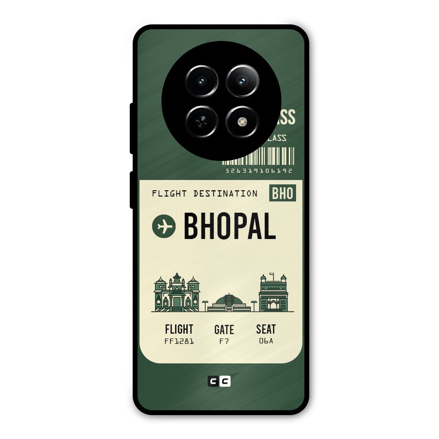 Bhopal Boarding Pass Metal Back Case for Realme 12 5G