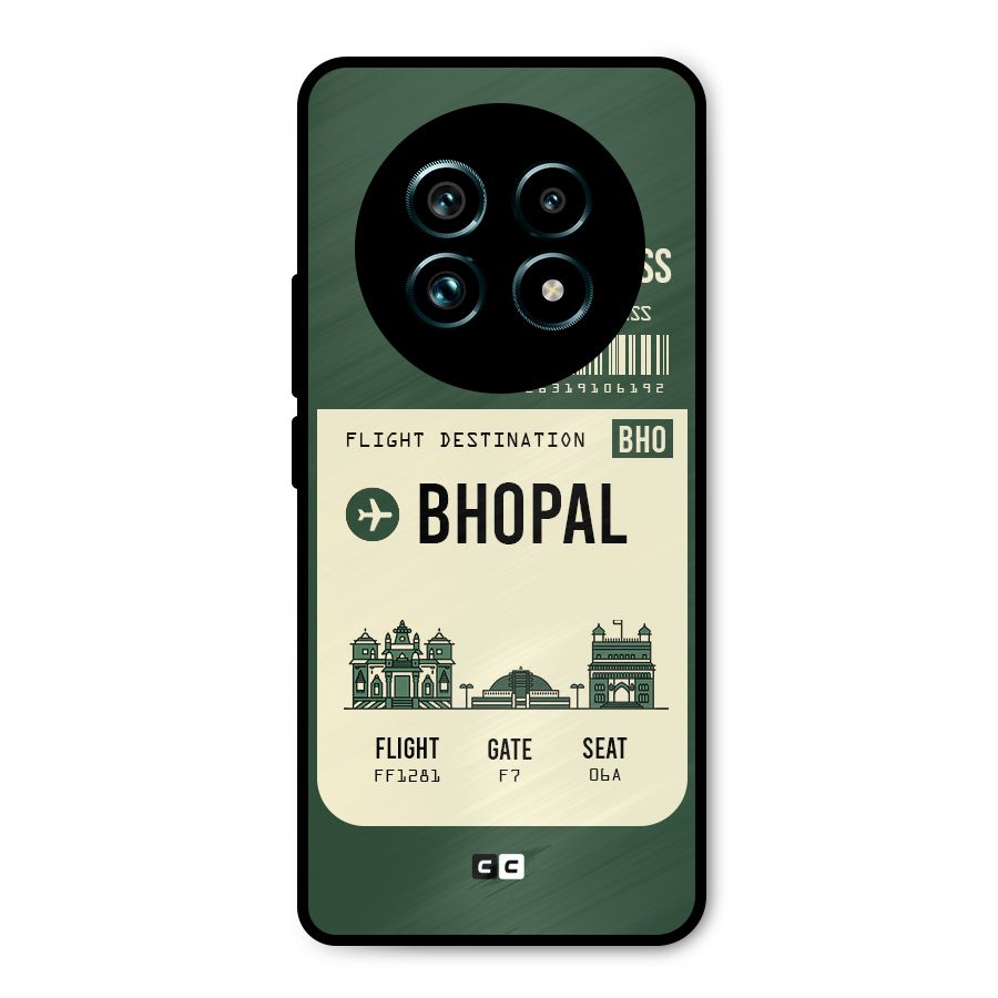 Bhopal Boarding Pass Metal Back Case for Realme 13 Pro Plus