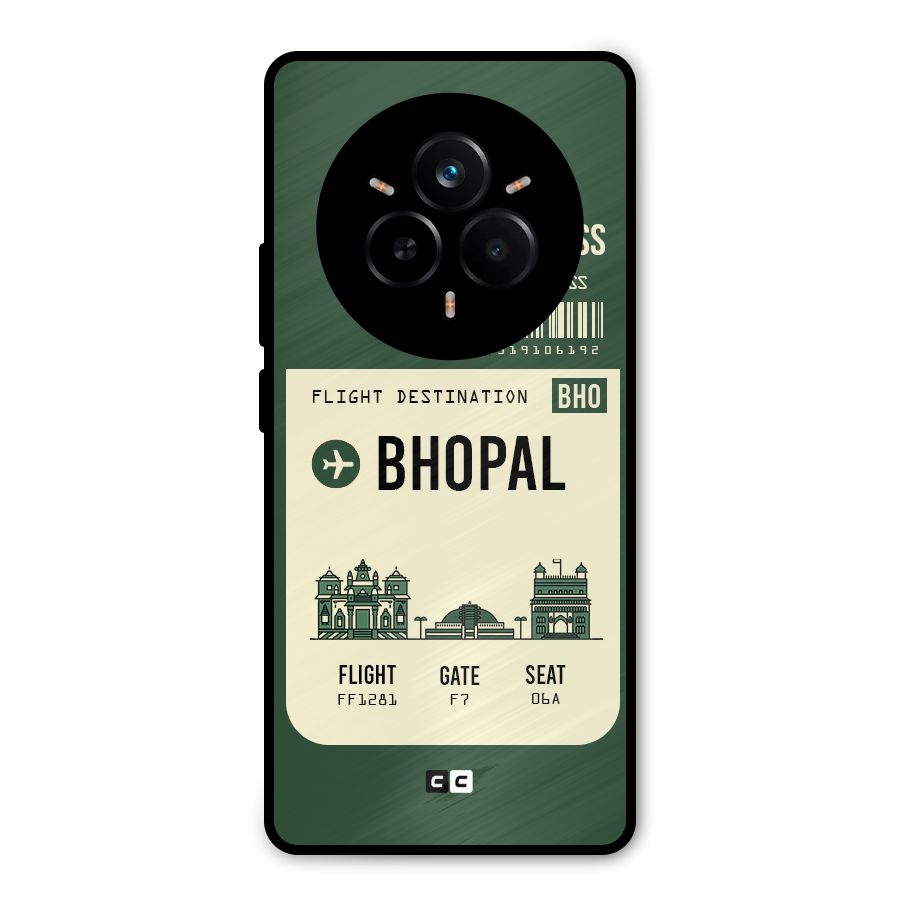 Bhopal Boarding Pass Metal Back Case for Realme 14 Pro