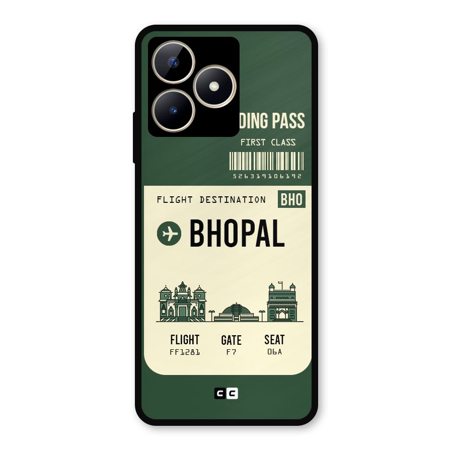Bhopal Boarding Pass Metal Back Case for Realme C53