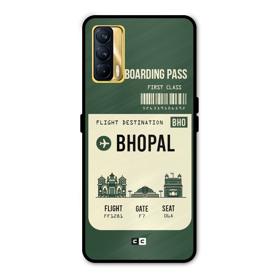 Bhopal Boarding Pass Metal Back Case for Realme X7