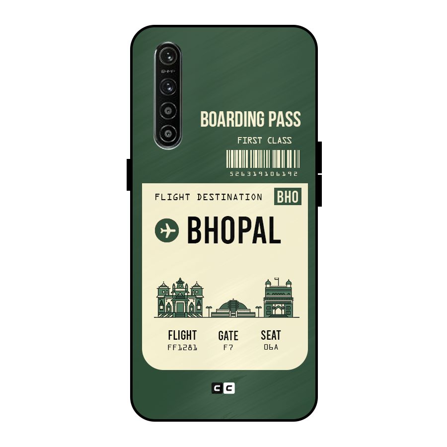 Bhopal Boarding Pass Metal Back Case for Realme XT