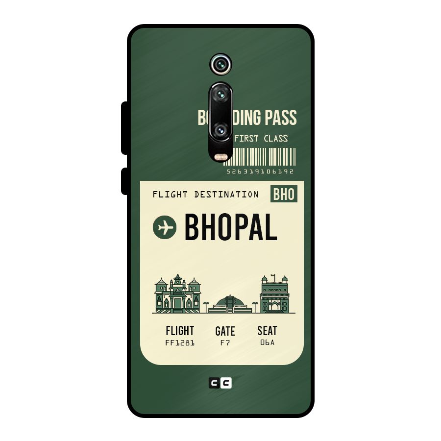 Bhopal Boarding Pass Metal Back Case for Redmi K20 Pro