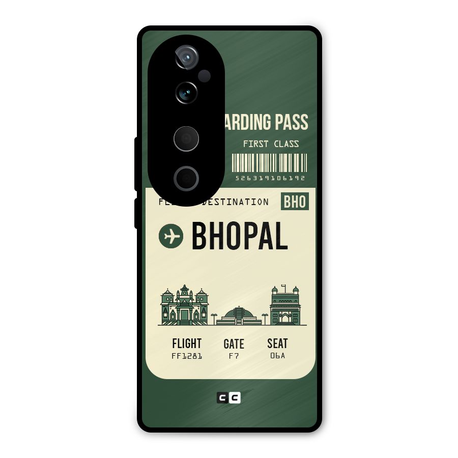 Bhopal Boarding Pass Metal Back Case for Vivo T3 Ultra