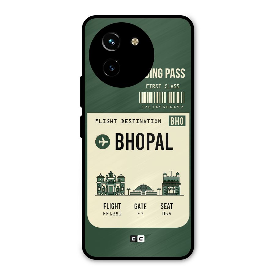 Bhopal Boarding Pass Metal Back Case for Vivo T3x