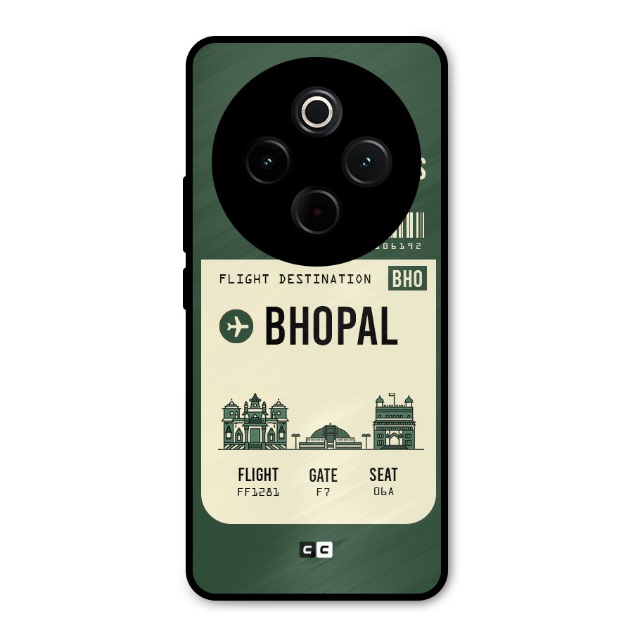 Bhopal Boarding Pass Metal Back Case for Vivo T4