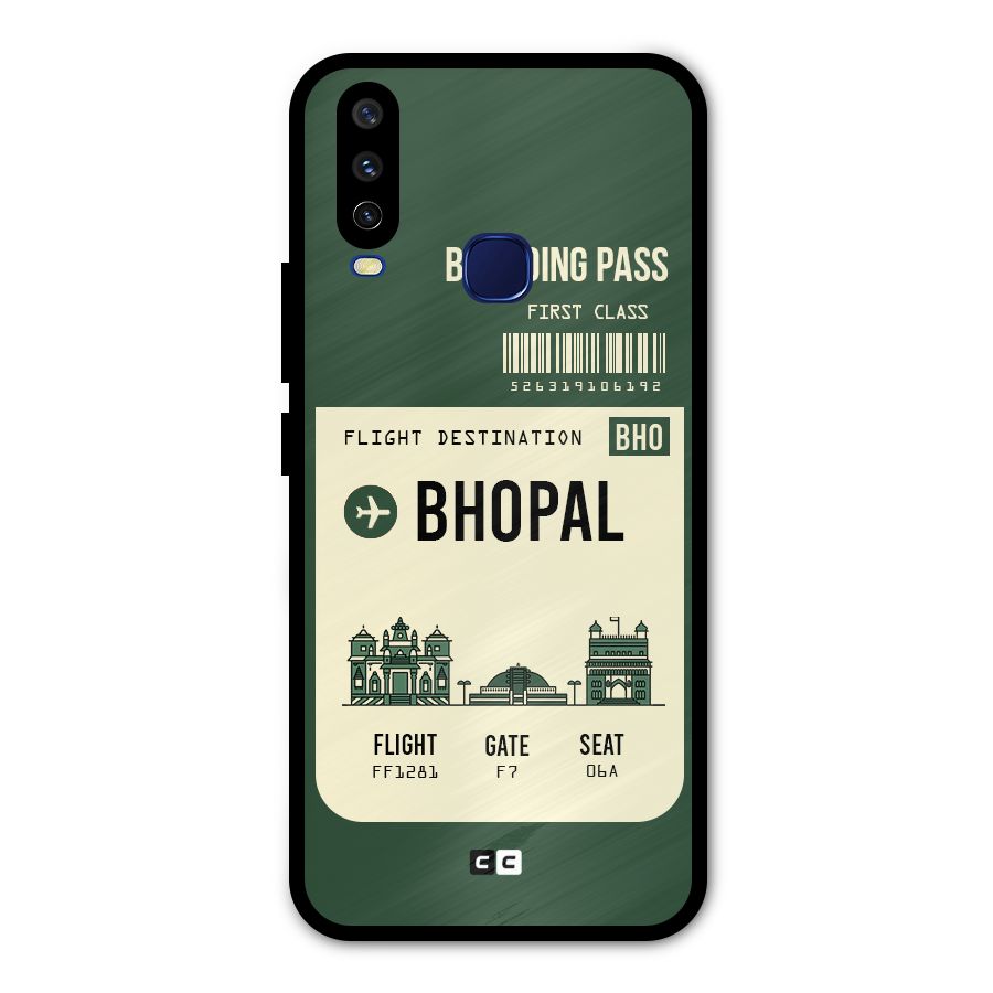 Bhopal Boarding Pass Metal Back Case for Vivo V17