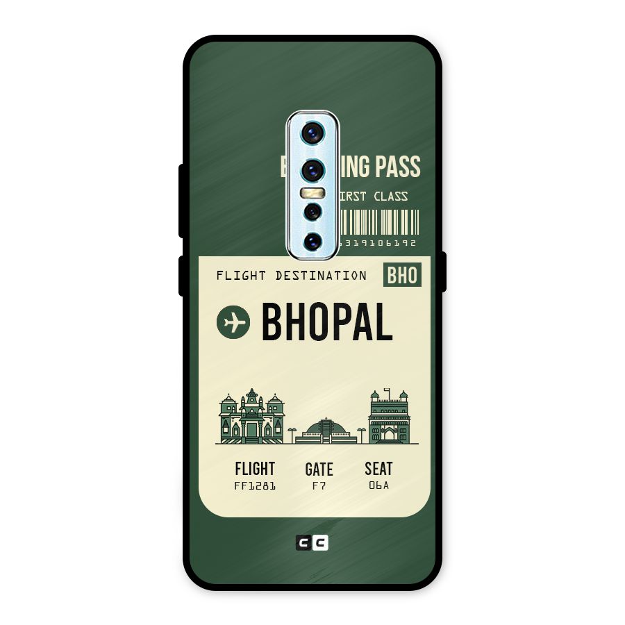 Bhopal Boarding Pass Metal Back Case for Vivo V17 Pro
