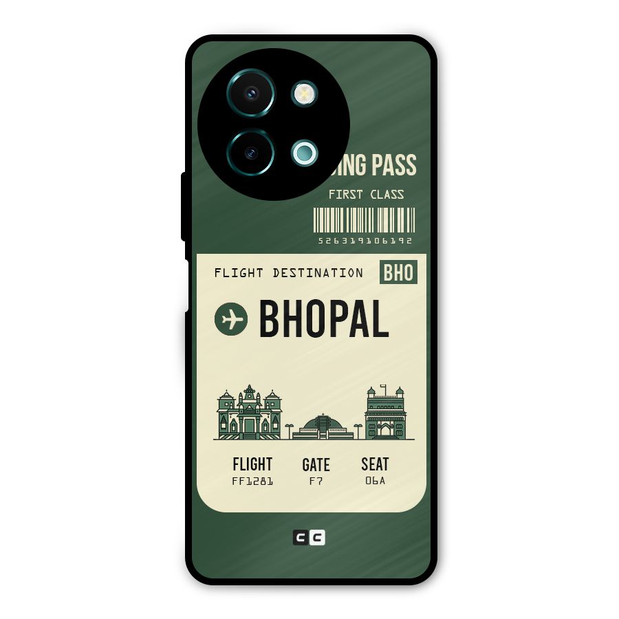 Bhopal Boarding Pass Metal Back Case for Vivo Y58