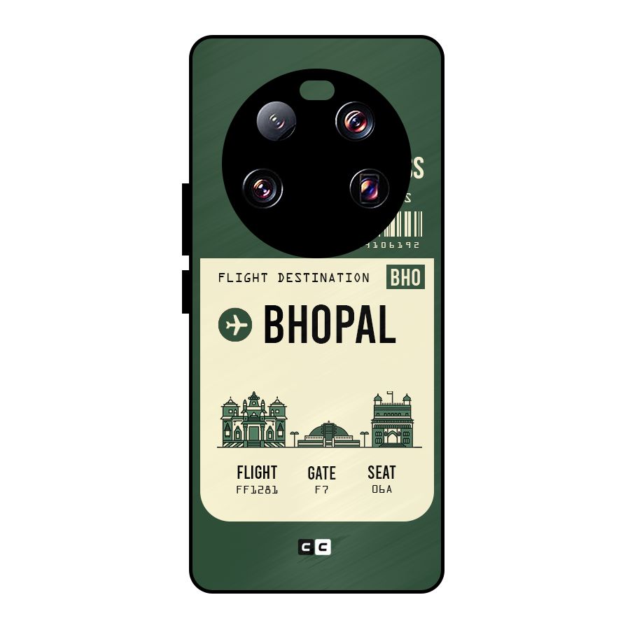 Bhopal Boarding Pass Metal Back Case for Xiaomi 13 Ultra