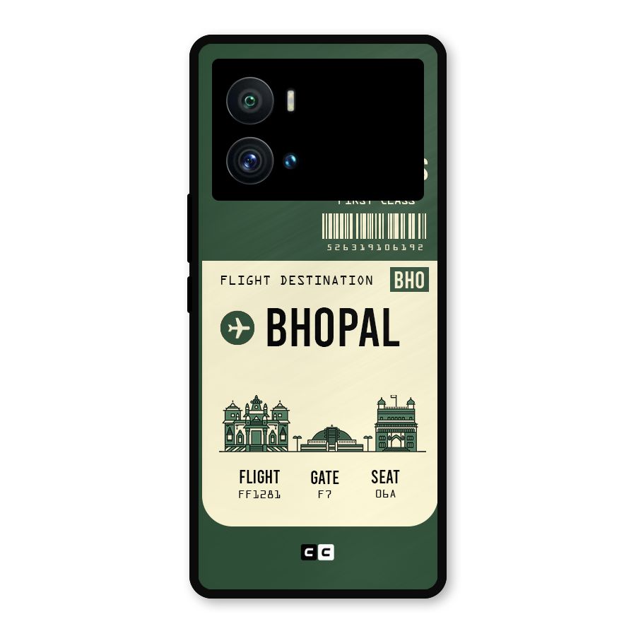Bhopal Boarding Pass Metal Back Case for iQOO 9 Pro
