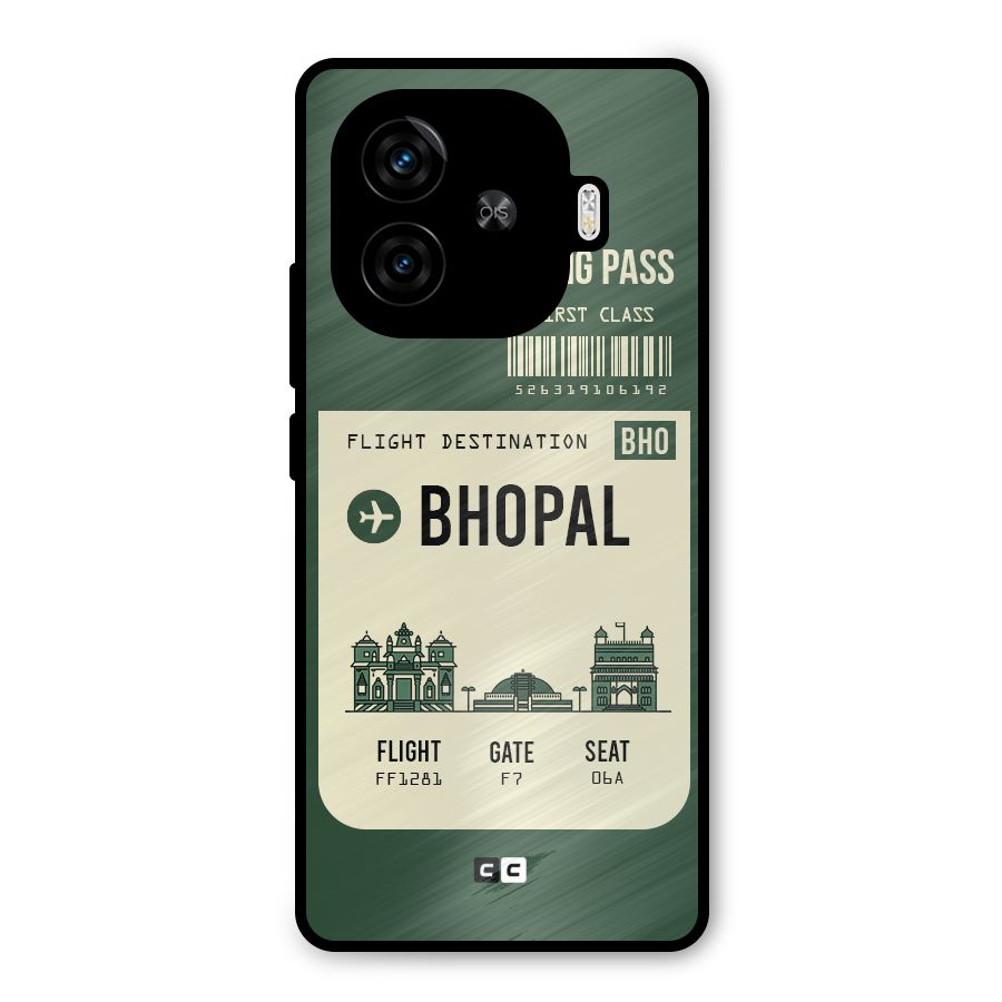 Bhopal Boarding Pass Metal Back Case for iQOO Z9 Turbo