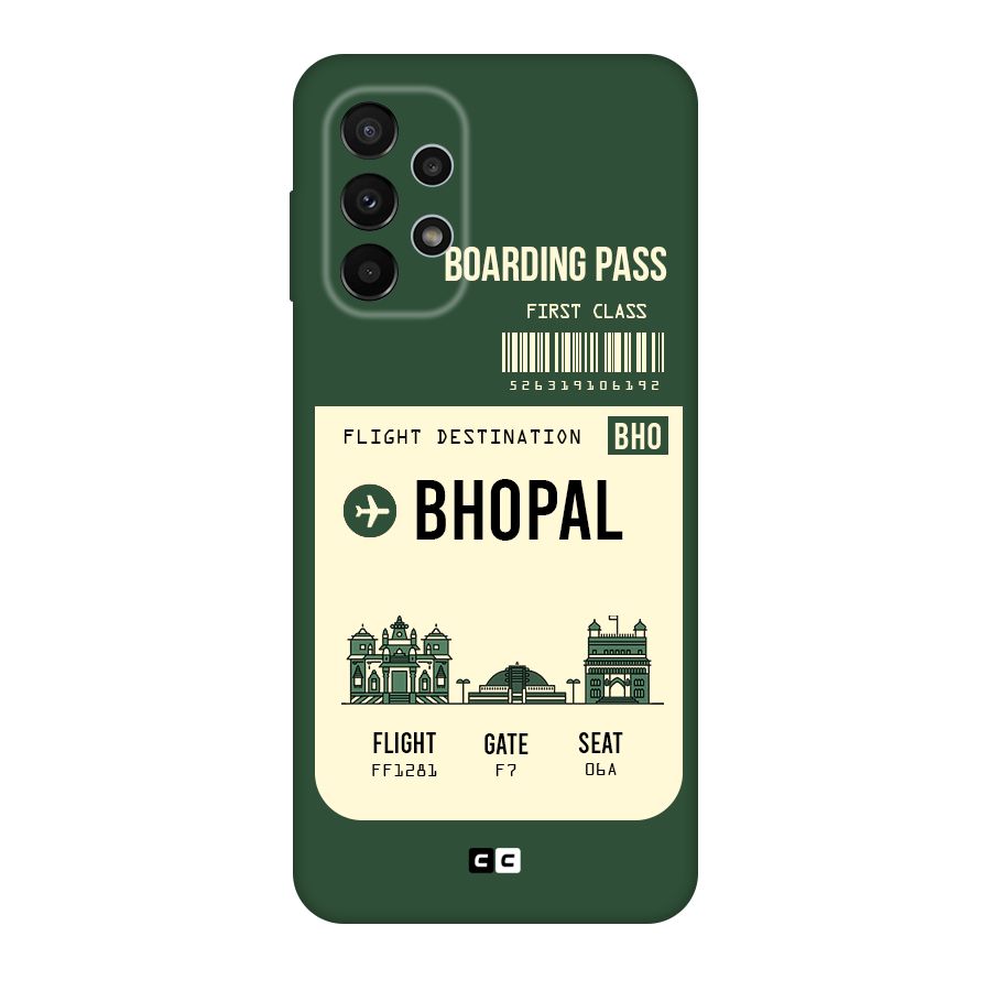 Bhopal Boarding Pass Original Polycarbonate Back Case for Galaxy A23