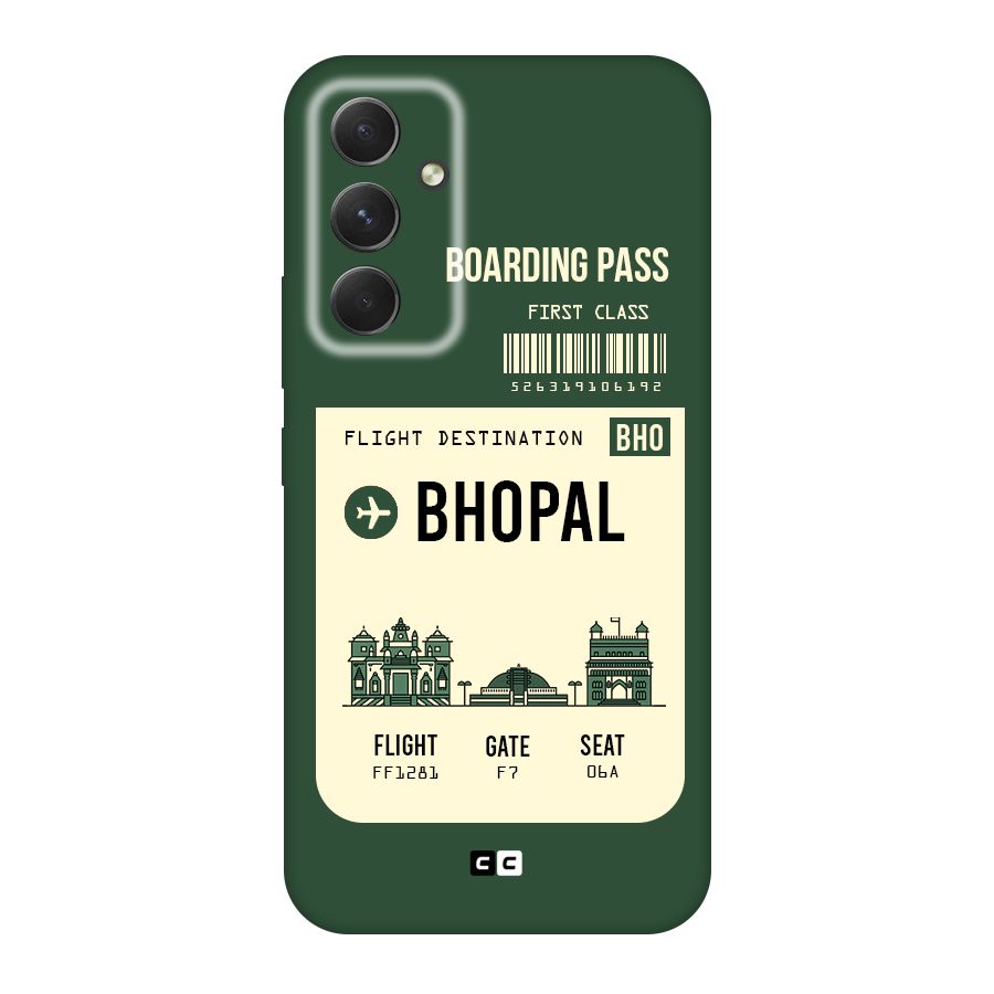Bhopal Boarding Pass Original Polycarbonate Back Case for Galaxy A54