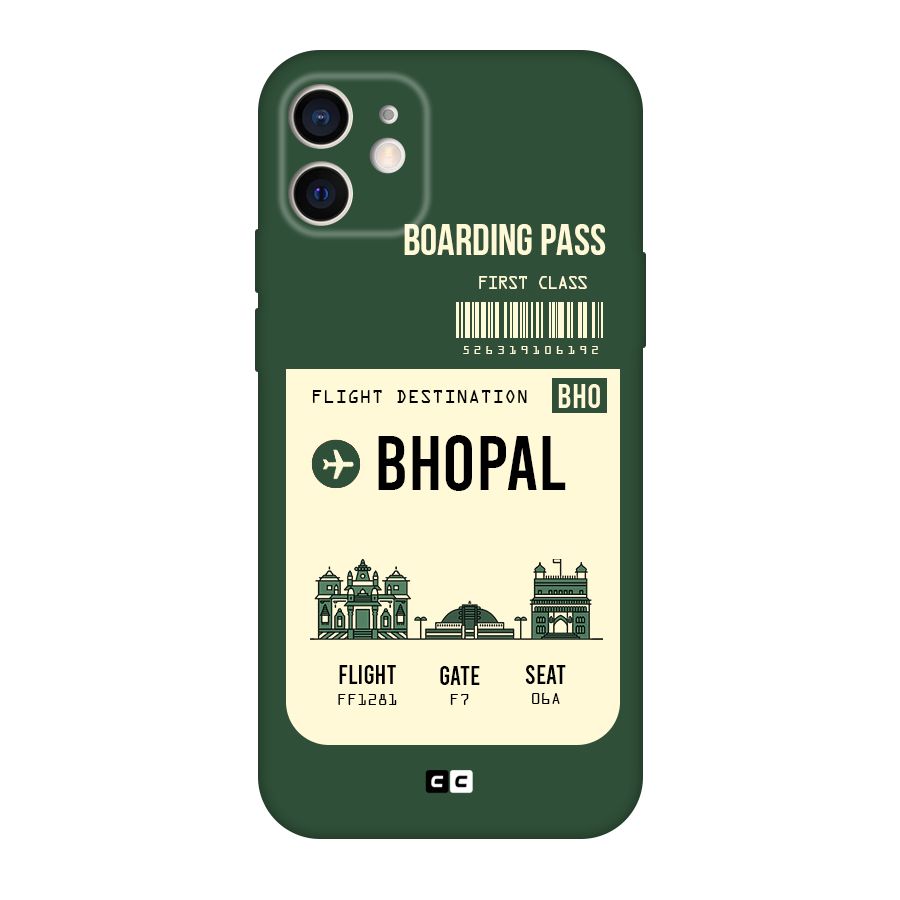 Bhopal Boarding Pass Original Polycarbonate Back Case for iPhone 12