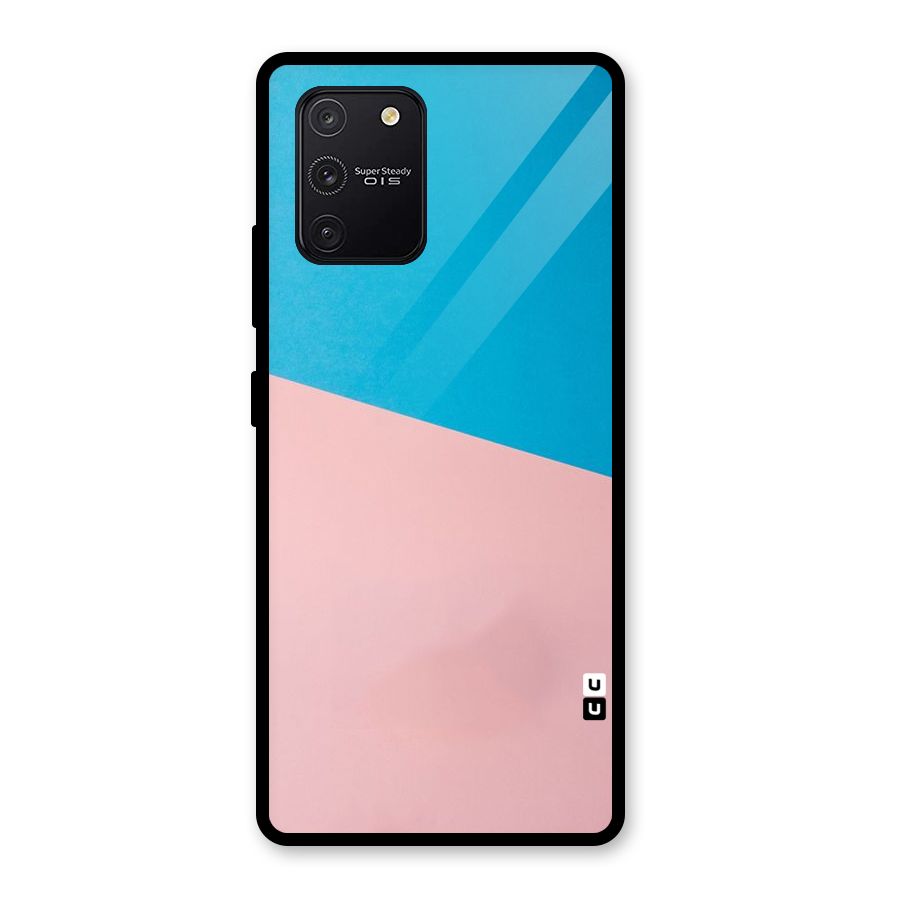 Bicolor Design Glass Back Case for Galaxy S10 Lite