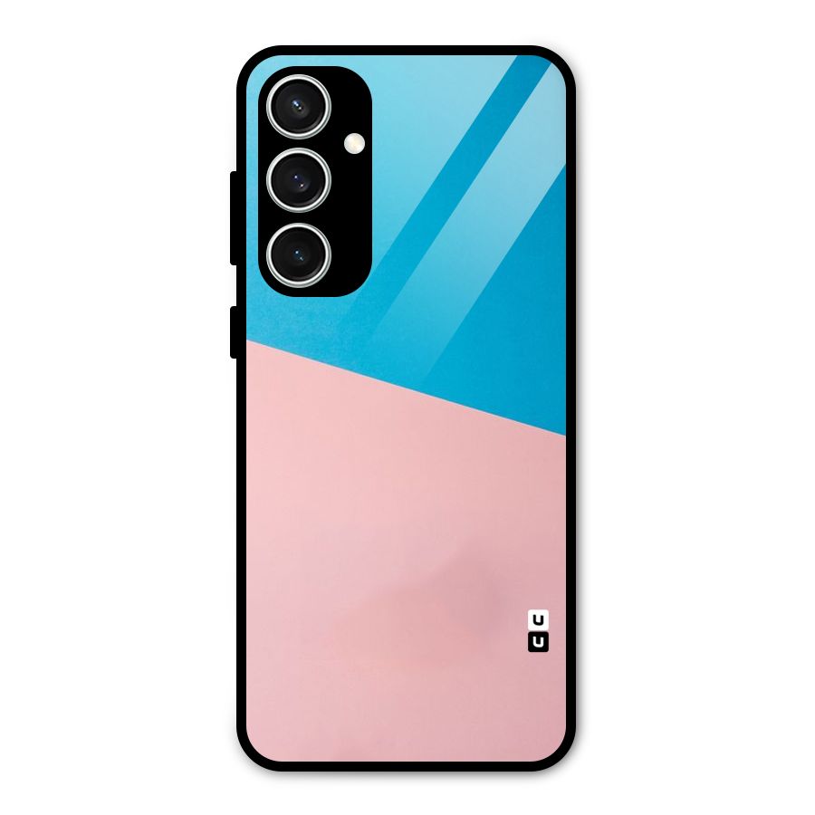 Bicolor Design Glass Back Case for Galaxy S23 FE