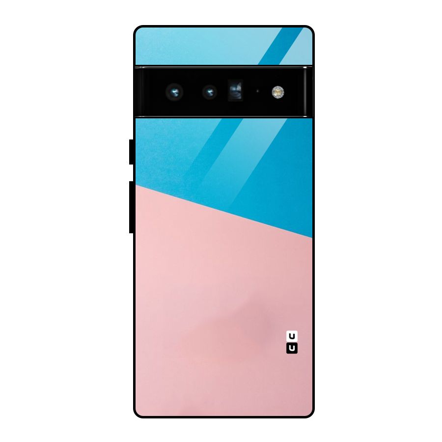 Bicolor Design Glass Back Case for Google Pixel 6 Pro