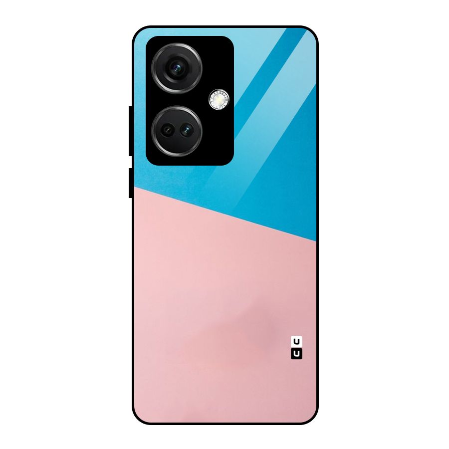 Bicolor Design Glass Back Case for OnePlus Nord CE 3 5G