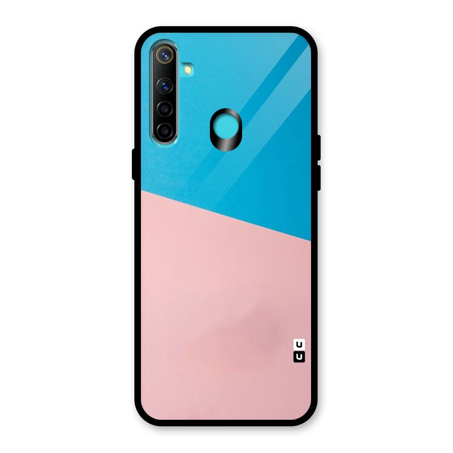 Bicolor Design Glass Back Case for Realme Narzo 10