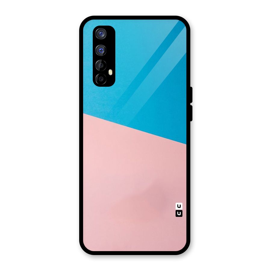 Bicolor Design Glass Back Case for Realme Narzo 20 Pro