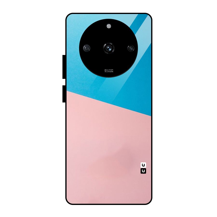 Bicolor Design Glass Back Case for Realme Narzo 60 5G