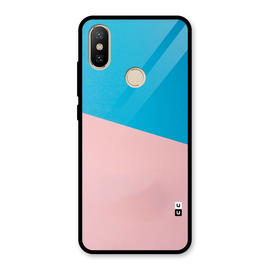 Bicolor Design Glass Back Case for Redmi A2