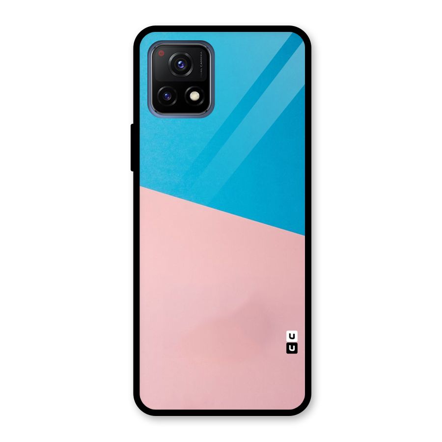 Bicolor Design Glass Back Case for Vivo Y72 5G
