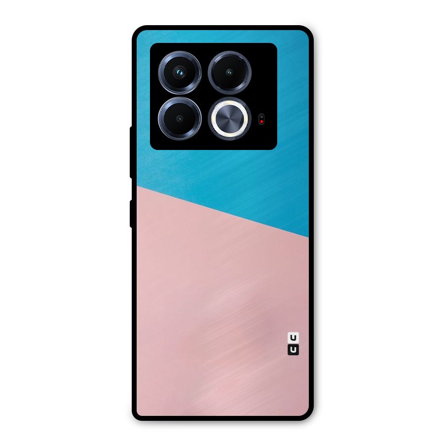 Bicolor Design Metal Back Case for Infinix Note 40 5G