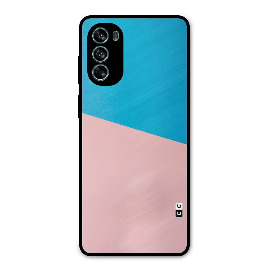 Bicolor Design Metal Back Case for Moto G62