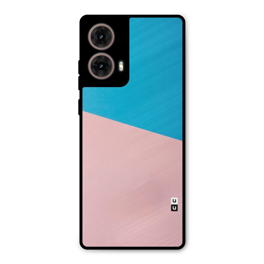 Bicolor Design Metal Back Case for Moto G85