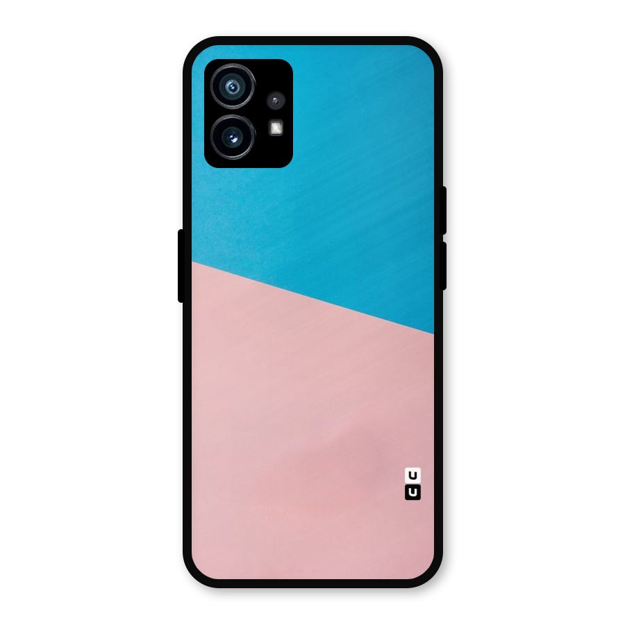 Bicolor Design Metal Back Case for Nothing Phone 1