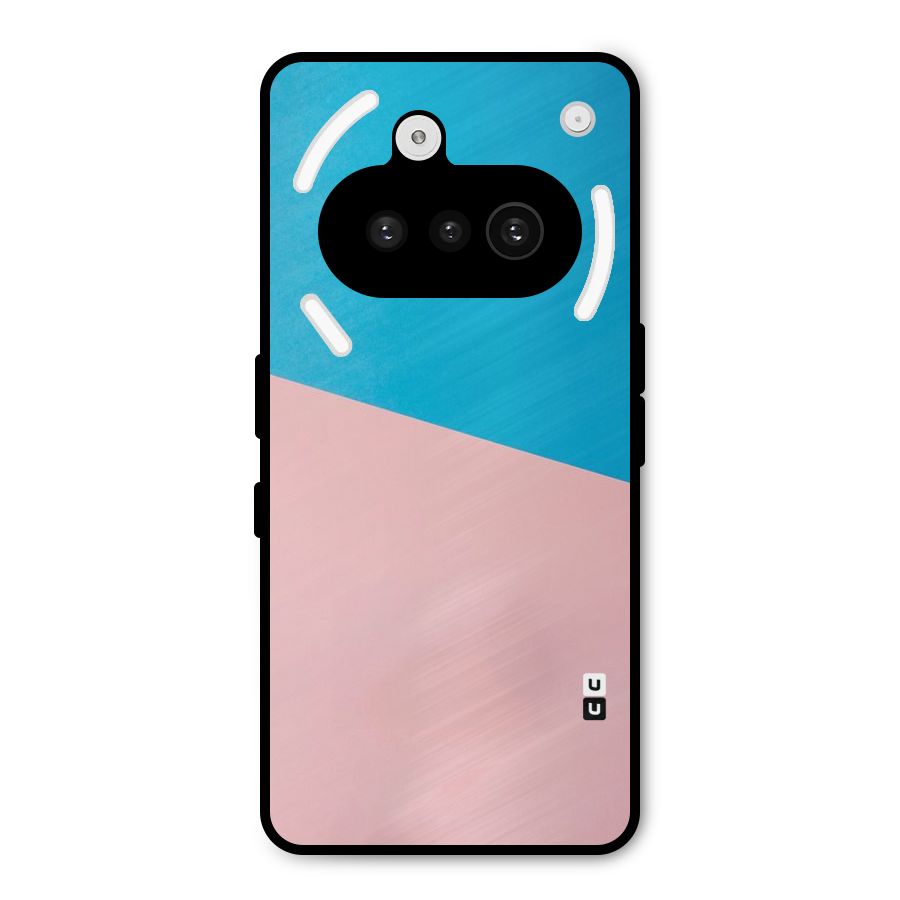 Bicolor Design Metal Back Case for Nothing Phone 3a