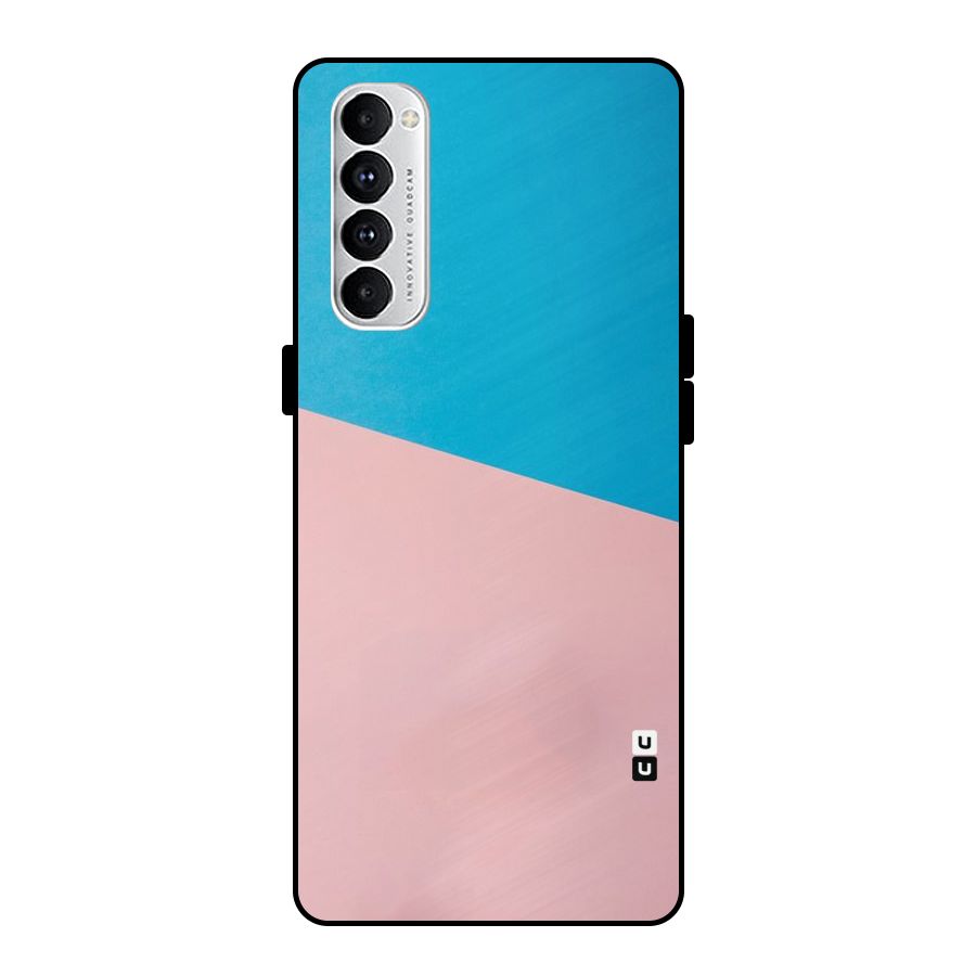 Bicolor Design Metal Back Case for Oppo Reno4 Pro