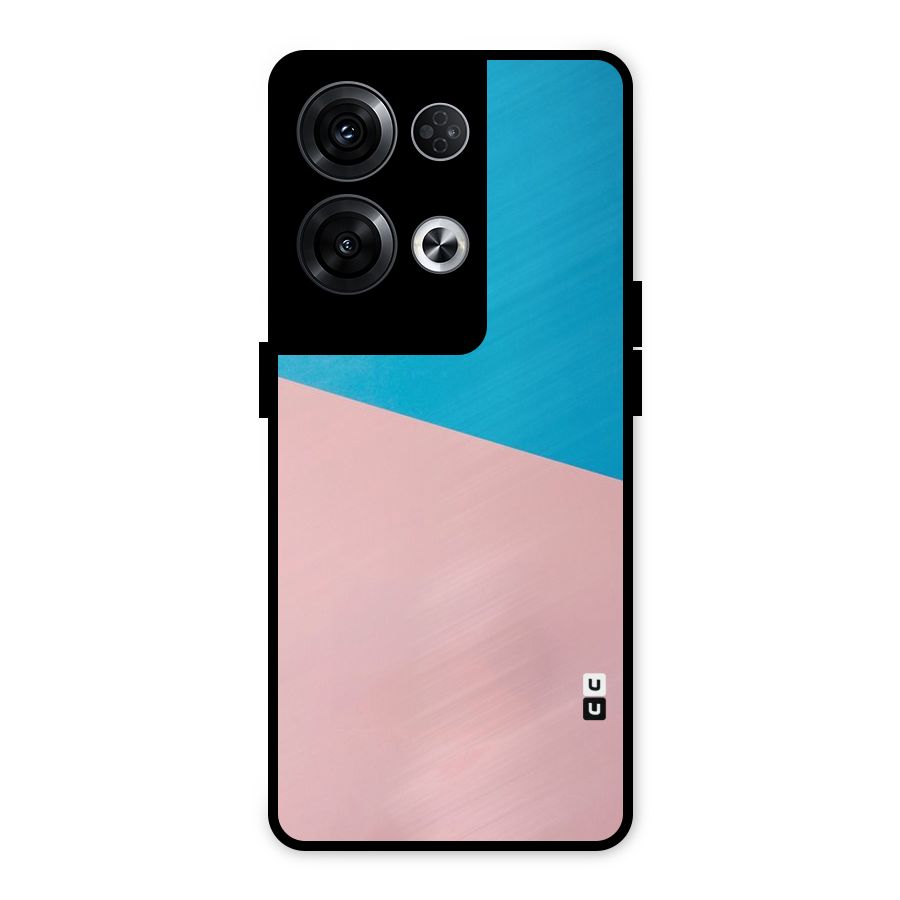 Bicolor Design Metal Back Case for Oppo Reno8 Pro 5G
