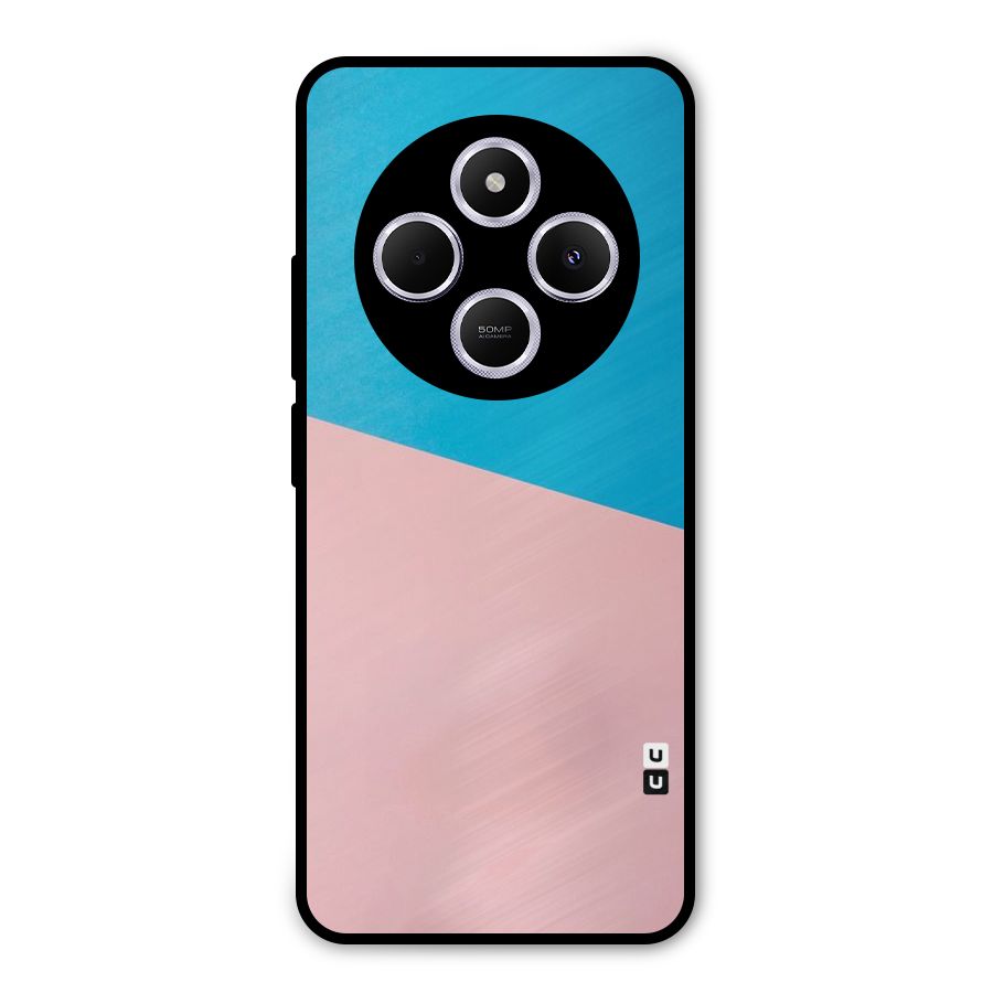 Bicolor Design Metal Back Case for Poco C75 5G