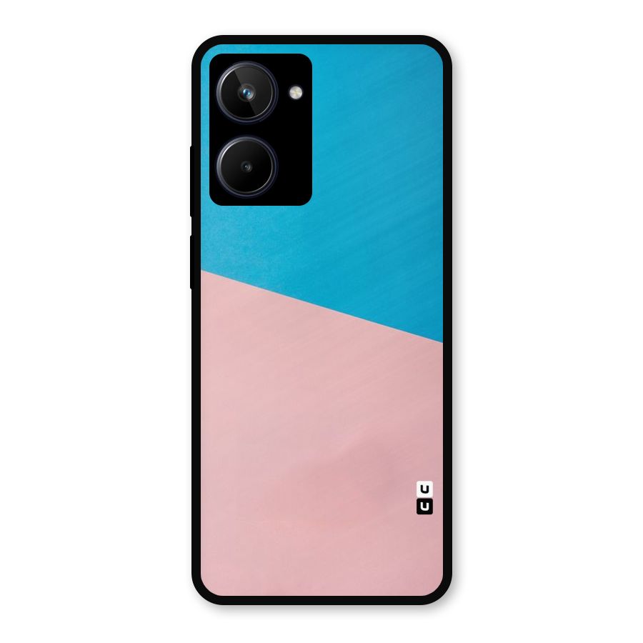 Bicolor Design Metal Back Case for Realme 10