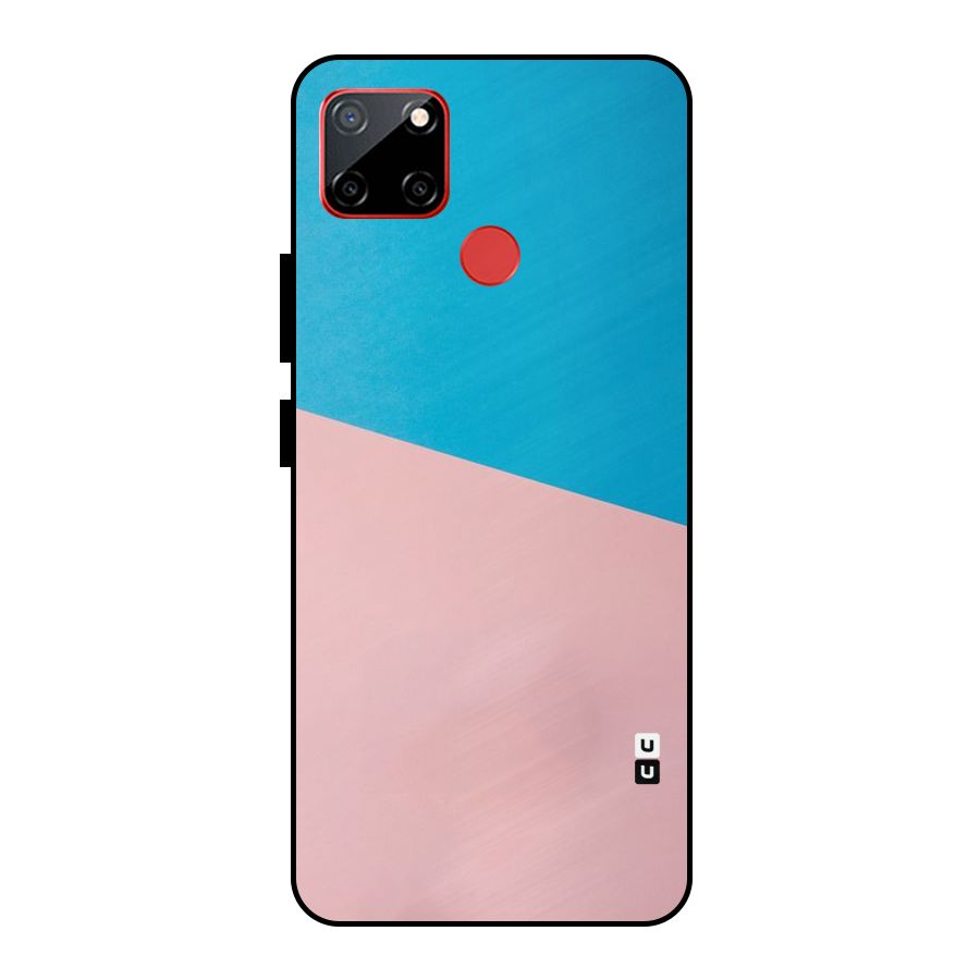 Bicolor Design Metal Back Case for Realme C12