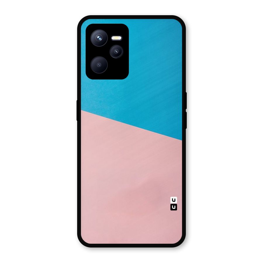 Bicolor Design Metal Back Case for Realme C35