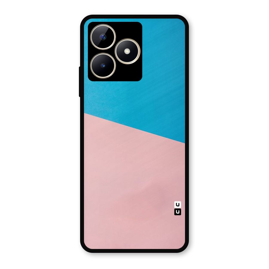 Bicolor Design Metal Back Case for Realme C53