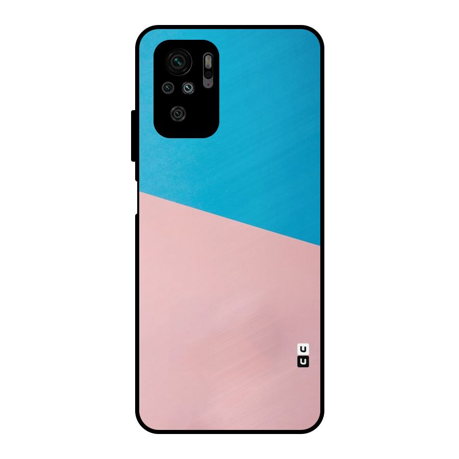 Bicolor Design Metal Back Case for Redmi Note 10