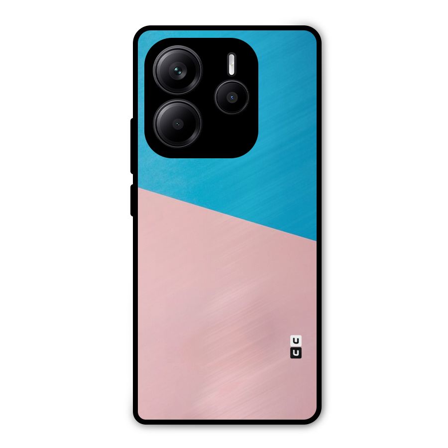 Bicolor Design Metal Back Case for Redmi Note 14 5G
